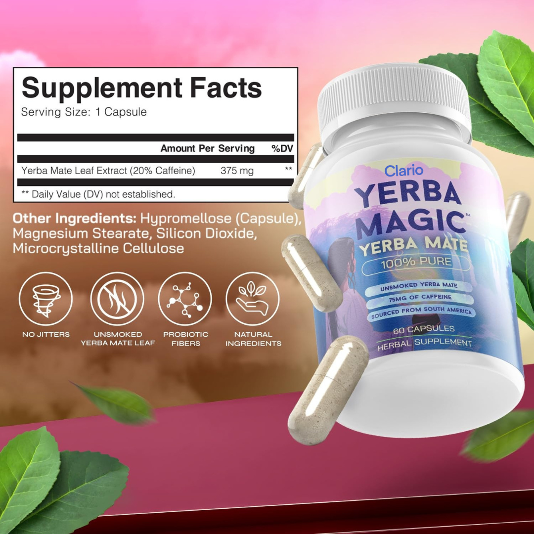 Clario Daily Yerba Capsules™